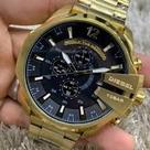 Relógio Diesel dz4344 Dourado Fundo Preto