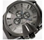 Relógio Diesel DZ4527 Masculino Cronógrafo Mega Chief Gunmetal
