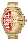 Relógio Diesel Dz4642 Mega Chief Dourado LANÇAMENTO