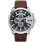 Relógio DIESEL masculino cronógrafo couro DZ4290B1 G2NX