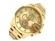 Relógio Diesel Mega Chief DZ4360 Dourado 52mm Masculino Relógio Diesel Mega Chief DZ4360 Dourado 52mm Masculino