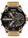 Relógio Diesel Mr Daddy Dz7333 Dourado F/Preto - Majestoso Joias e Acessorios