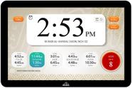 Relógio digital Azan Masjidal 14 com WiFi e tela sensível ao toque