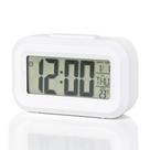 Relogio Digital Compacto Alarmes Led Luz Noturna Design Moderno Portatil