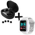 Relógio Digital D20 Masculino Feminino E Fone Bluetooth A6s