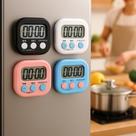 Relógio Digital de Cozinha Magnético Compacto com Suporte Retrátil - Sortido