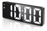 Relógio Digital De Mesa Led Temporizador Monitor De Temperat