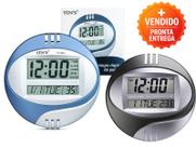 Relógio Digital De Parede E Mesa Visor Grande Funções Hora Data Temperatura Alarme Timer