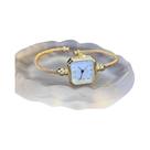 Relógio Digital De Quartzo Casual Feminino Com Pulseira Aberta, Estiloso E Compacto