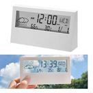 Relógio Digital Despertador Mesa Temperatura Previsão Relógio Digital Despertador Mesa Temperatura Previsão