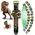 Relógio Digital Dinossauro Projetor 24 Imagem Infantil T-REX COR:VERDE