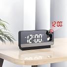 Relógio Digital Espelhado Projetor Horas Bivolt Ajuste Brilho LED