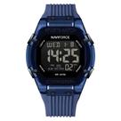 Relógio digital esportivo luminoso pulseira de silicone 50M à prova d'água
