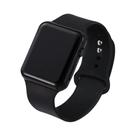 Relógio Digital Esportivo Unissex Simples Com LED E Pulseira De Silicone, Relógio Eletrônico Casual