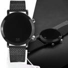 Relogio Digital Feminino Led Preto Pulseira Ajustavel Relogio Digital Feminino Led Preto Pulseira Ajustavel