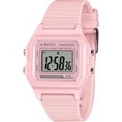 Relógio digital feminino quadrado x-watch xlppd060bxrx