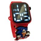 Relógio Digital Infantil Sonic Anime Resistente À Água Red - SMACTUDO Relógio Digital Infantil Sonic Anime Resistente À Água Red - SMACTUDO