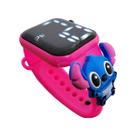 Relógio digital Infantil Stitch Resistente à Água-rs