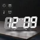 Relógio Digital LED 3D Parede Mesa USB Com Modo Noturno e Snooze