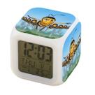 Relógio digital LED Bee Colorful com função de despertador de 8 cm