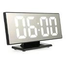 Relogio Digital LED Espelhado De Mesa Com Alarme Despertador Data E Temperatura RD190701