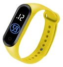Relógio Digital LED Esportivo M4 Pulseira de Silicone Ajustável