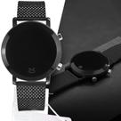 Relogio Digital Led Feminino Preto Pulseira Ajustavel - Orizom Relogio Digital Led Feminino Preto Pulseira Ajustavel - Orizom
