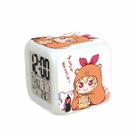 Relógio digital LED Himoutos Umaruchans Square com despertador