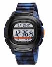 Relógio Digital Masculino Skmei 1657 Esportivo Azul Camuflado Relógio Digital Masculino Skmei 1657 Esportivo Azul Camuflado