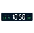 Relógio Digital Moderno De Parede Mesa Alarme Temperatura