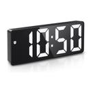 Relógio digital ORIA LED Despertador de 6,5 polegadas com soneca e USB Relógio digital ORIA LED Despertador de 6,5 polegadas com soneca e USB