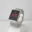 Relogio digital Prata Champion Original Pulseira Slim