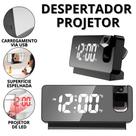 Relógio Digital Projetor Relogio Despertador Digital Dispertador Led Despetado Portátil Relógios Relógio Digital Projetor Relogio Despertador Digital Dispertador Led Despetado Portátil Relógios