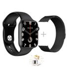 Relógio Digital Smartwatch Para Android IOS W99 Troca Foto Faz Ligação Com 2 Pulseiras preto