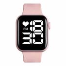 Relógio Digital Sport Led Masculino Feminino Adulto Infantil 021 Rosa