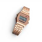 Relógio Digital Vintage Aço Inox Unissex Retrô Clássico com Alarme Cronômetro Luz e Calendário