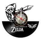Relógio Disco De Vinil The Legend Of Zelda Video Game