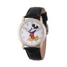 Relógio Disney Mickey Mouse adulto clássico em couro de Cardiff