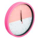Relogio Double De Parede Ponteiro Continuo Estrutura Em Plastico 30 cm Decorativo