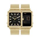Relógio Dourado Masculino Technos Curvas 1S13CV/1P Relógio Dourado Masculino Technos Curvas 1S13CV/1P