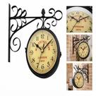 Relogio Dupla Face Parede Retro Vintage Estacao Ferroviaria Decoracao Antigo 2 Lados Luxo Classico
