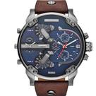 Relógio DZ7314 Diesel The Daddies Series 4 máquinas Caixa 57mm Grande Relógio DZ7314 Diesel The Daddies Series 4 máquinas Caixa 57mm Grande
