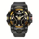 Relógio Esportivo com Alarme, Cronômetro e Display de Hora - Pulseira de silicone Multifuncional