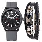 Relógio Esportivo Curren Masculino Luxo Analógico + Pulseira Relógio Esportivo Curren Masculino Luxo Analógico + Pulseira