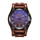 Relógio Esportivo CURREN Masculino Pulseira de Couro