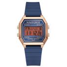 Relógio esportivo feminino digital LCD display digital casual à prova dagua