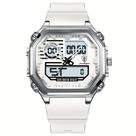 Relógio Esportivo Masculino Pulseira em Silicone Display Híbrido Digital-Analogico