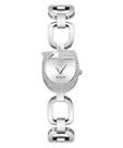 Relógio: estojo feminino G-Link prateado de 22 mm da GUESS