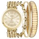 Relógio Euro Feminino Dourado Kit Pulseira - EU2035YTG/K4D Relógio Euro Feminino Dourado Kit Pulseira - EU2035YTG/K4D
