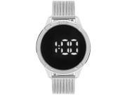 Relógio Euro Feminino Ff Led Prata - EUBJ3912AD/4F
